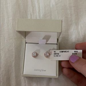Brand new rose gold earrings